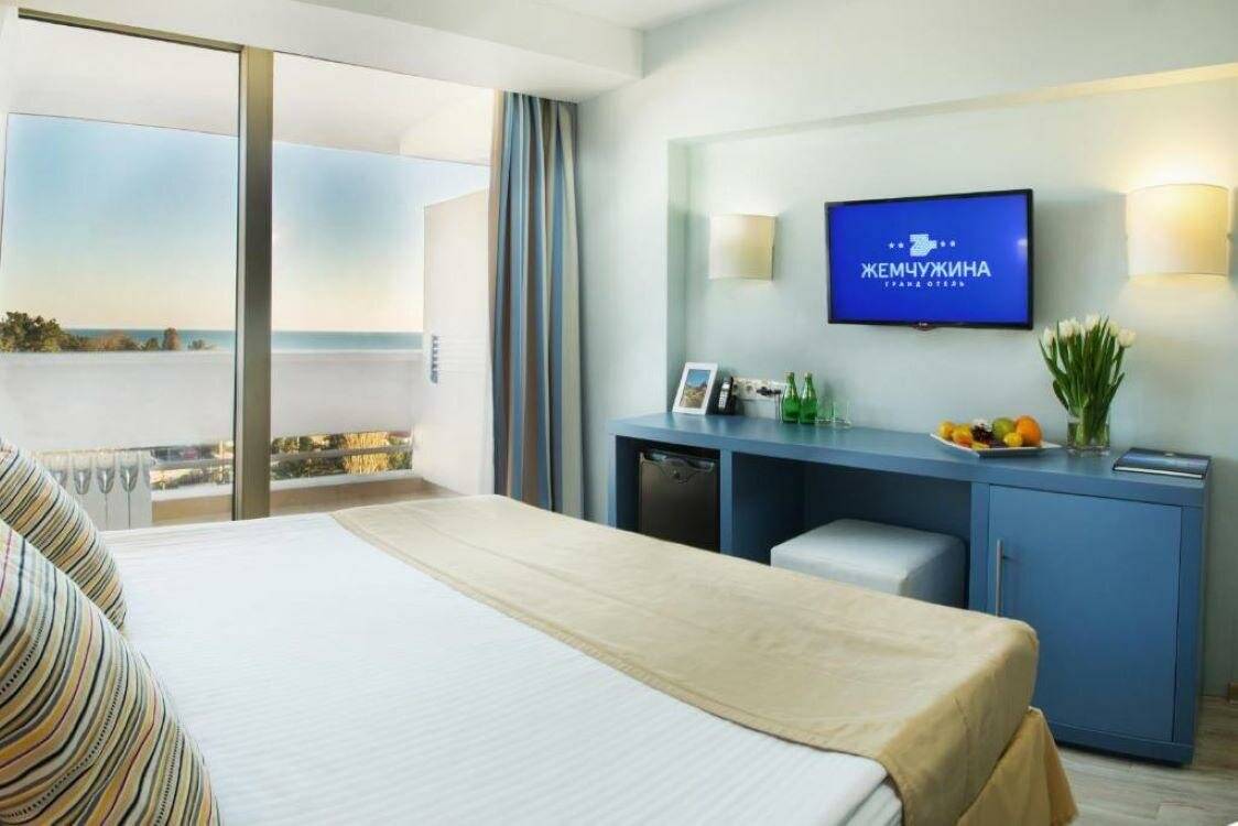 Фотографии номера Номер стандарт премиум с 1 двуспальной кроватью в Гостинице Жемчужина Сочи