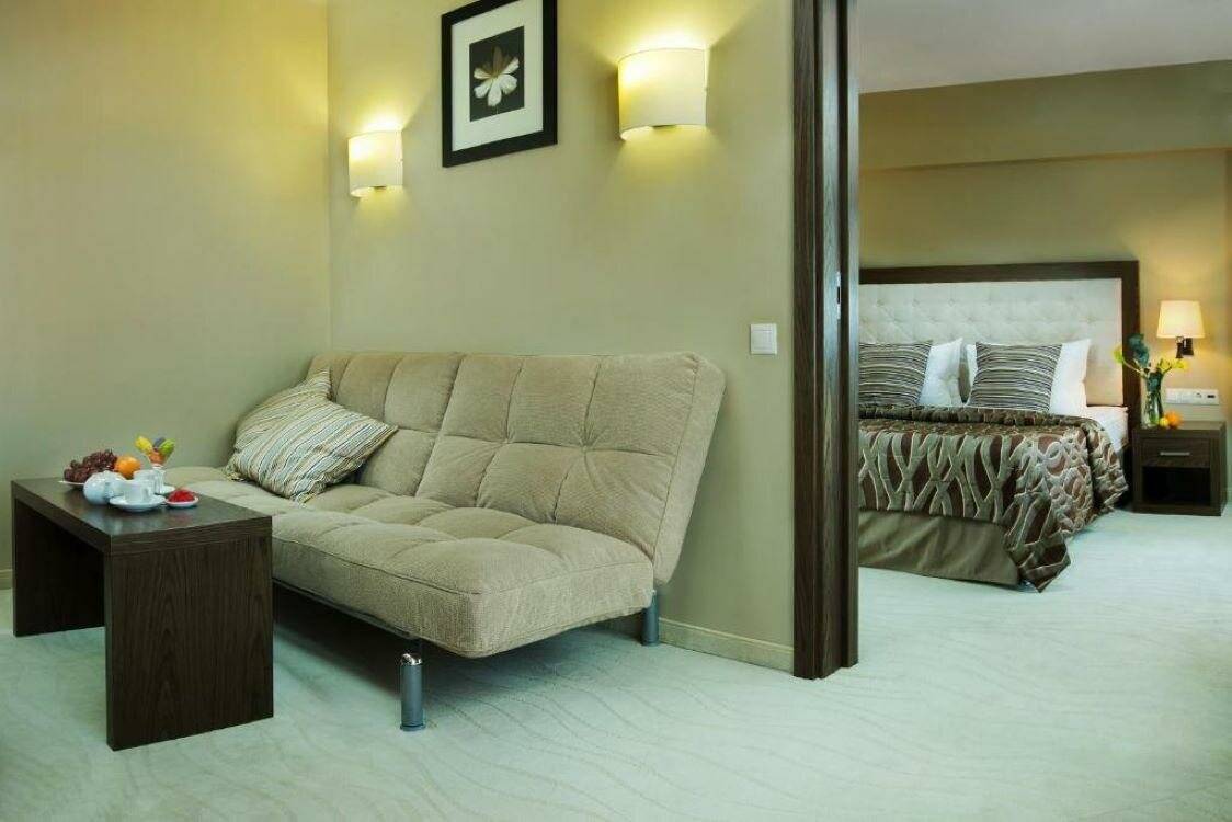 Фотографии номера Номер люкс премиум с 1 двуспальной кроватью в Гостинице Жемчужина Сочи